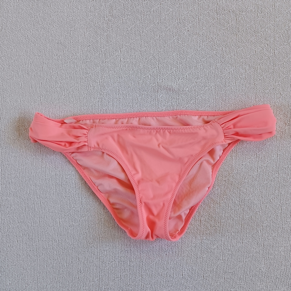 victorias secret ♡ knockout bikini bottom swim beach small pink neon resort